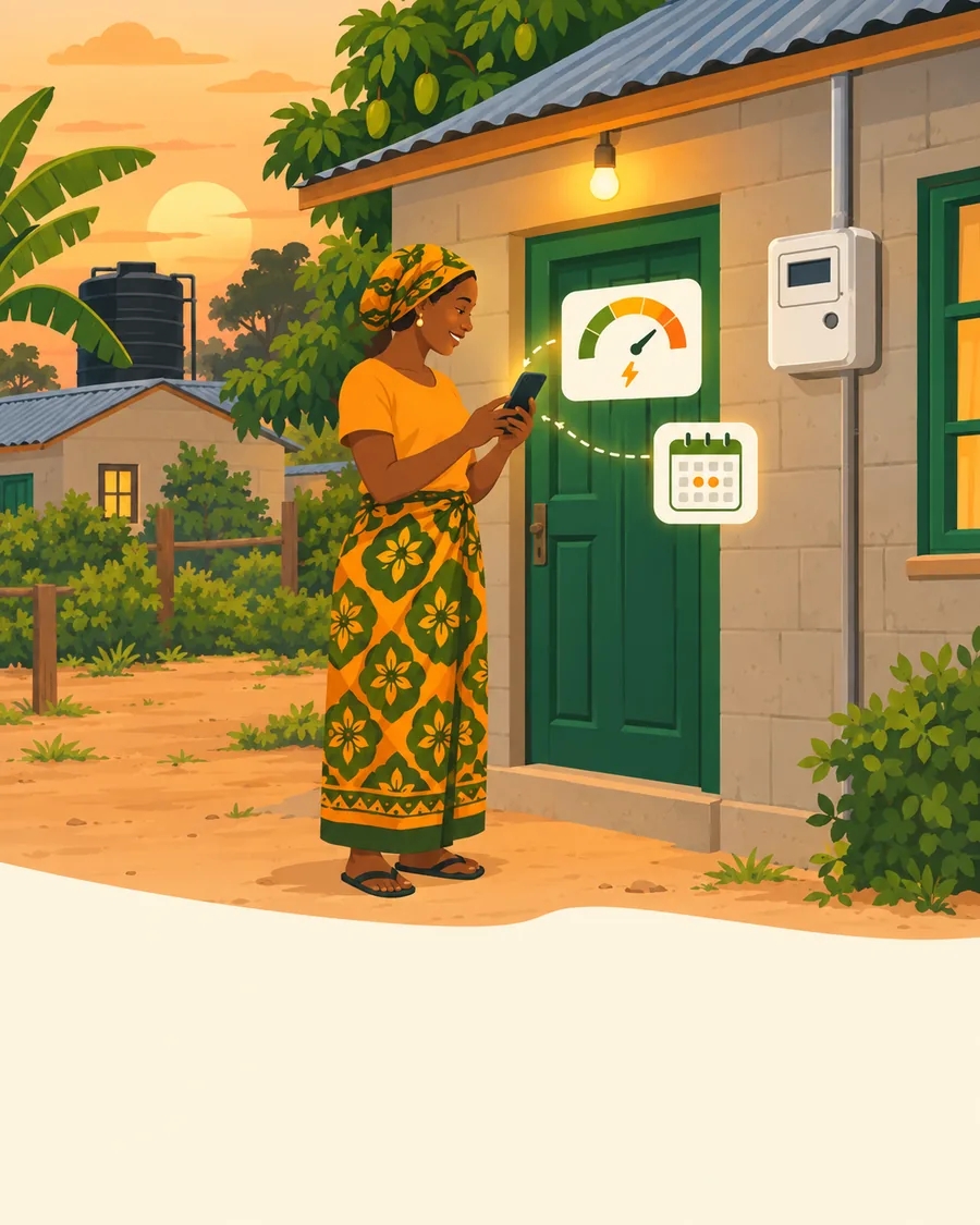 Mita ya LUKU yenye makadirio ya siku za umeme zilizobaki